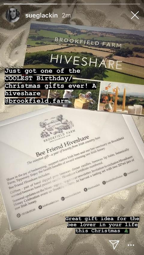 Someone likes our Hiveshare honey present